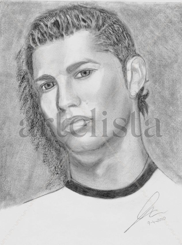 Retrato Cristiano Ronaldo