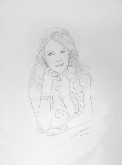 Retrato Carmen Lomana