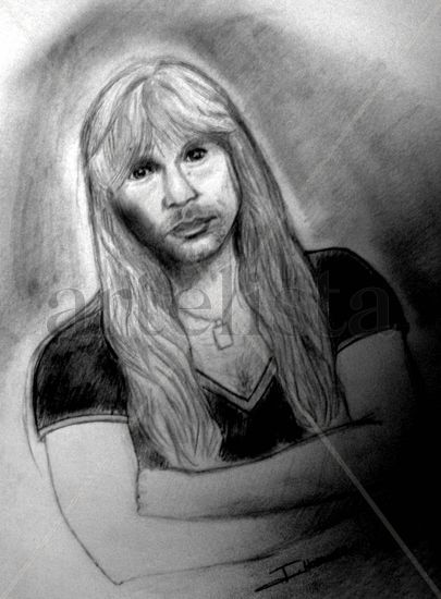 Retrato Bruce Dickinson Pencil