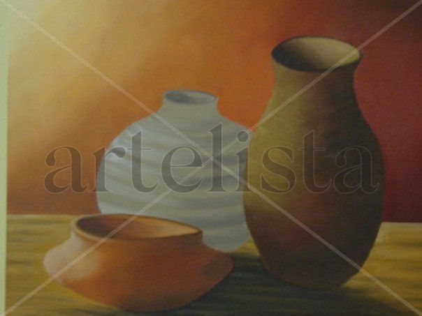 VASIJAS Oil Canvas Still Life Paintings