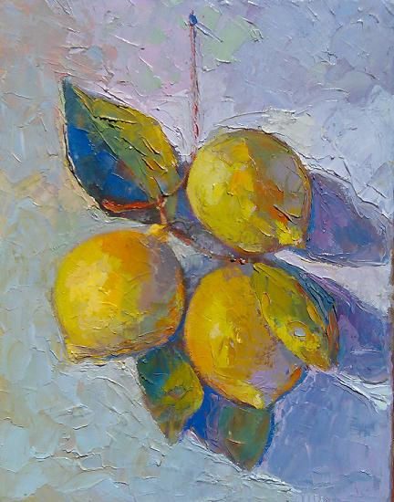 Limones Oil Canvas Landscaping