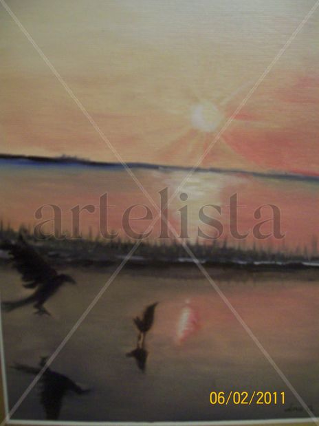 Pescando al atardecer
