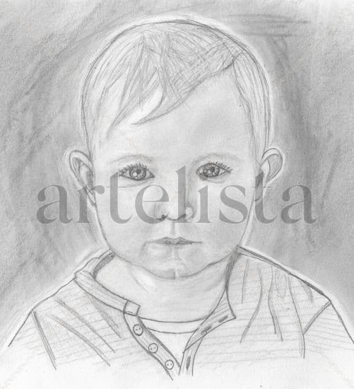 Retrato bebé Pencil