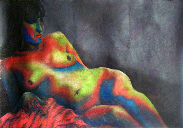 Desnudo Pastel Papel Desnudos