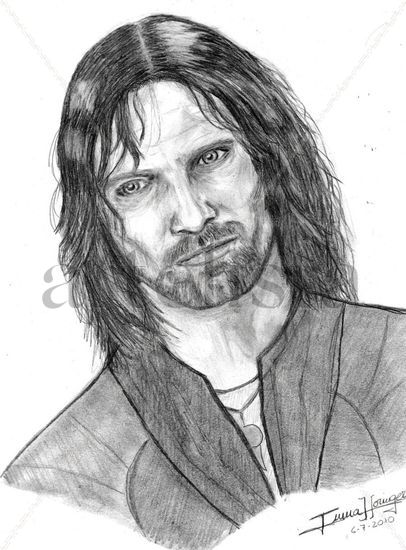 Retrato Aragorn Pencil