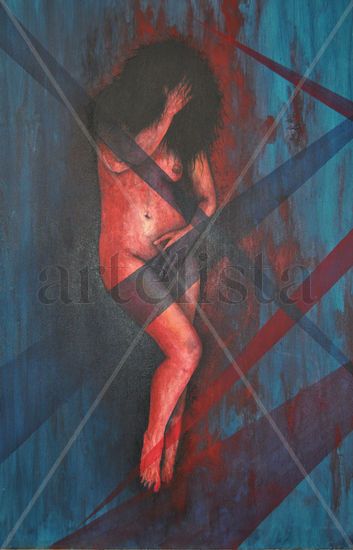 timida Acrylic Canvas Nude Paintings