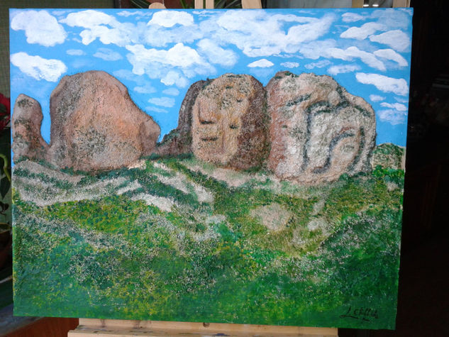 Rocas de Benet de Horta de San.Joant Acrylic Canvas Landscaping