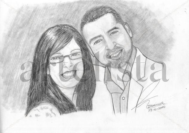 Retrato pareja Pencil