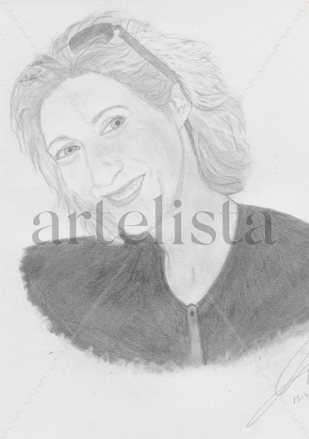 Retrato mujer rubia