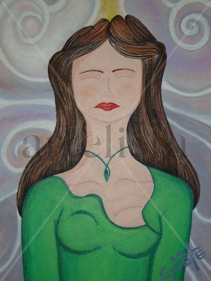 MEDITACIONES & REALIDADES Watercolour Canvas Portrait