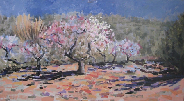 ALMENDROS LOS MADRILES Oil Canvas Landscaping