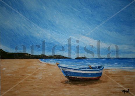 Canoa azul