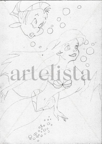 La Sirenita - Disney Pencil