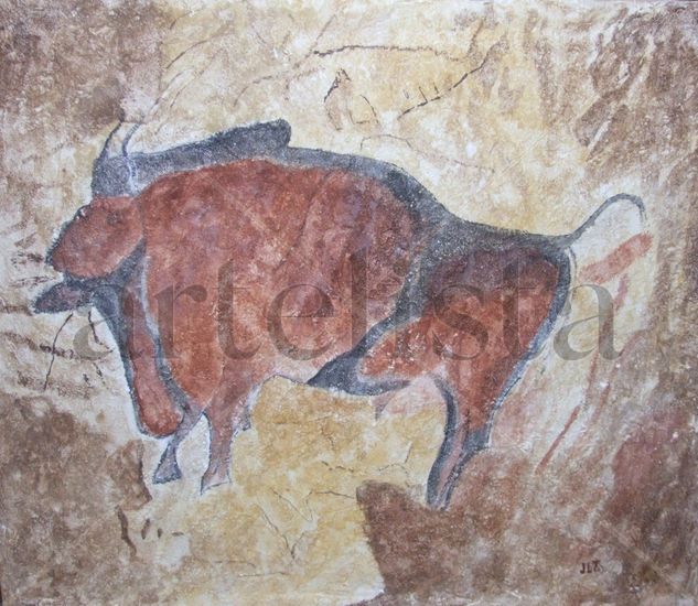 BISONTE PALEOLITICO 2 - ALTAMIRA Others Panel Animals