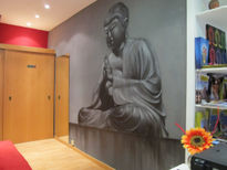 Mural budha