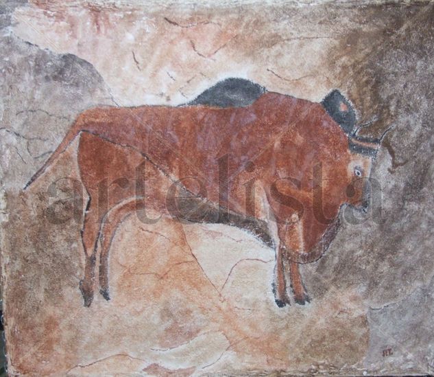 BISONTE PALEOLITICO 1 - ALTAMIRA Others Panel Animals