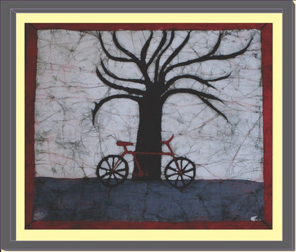 Batik. bici-árbol