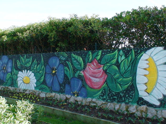 flower power decoracion graffiti jardin