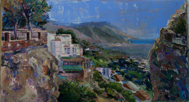 El Mar de Mijas. Oil Canvas Landscaping