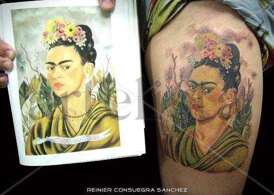 Auto retrato Frida Kahlo