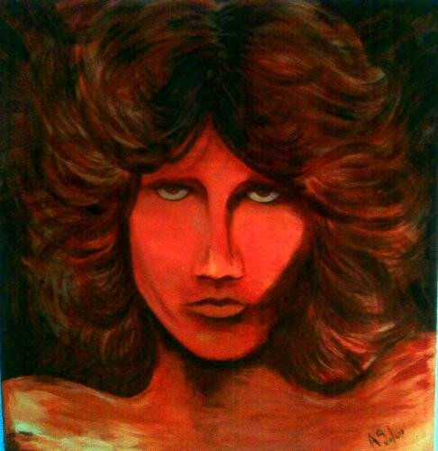 jim morrison Óleo Lienzo Paisaje