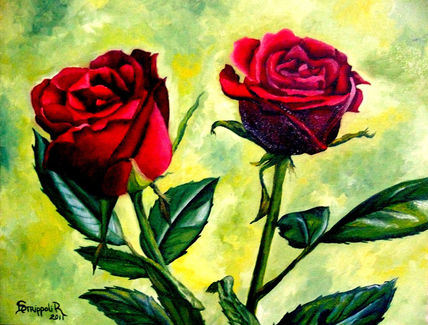 Dos flores del jardin
