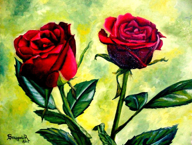 DOS FLORES DEL JARDIN
