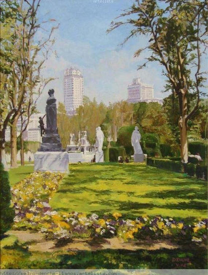 Jardines (plaza de Oriente) Oil Canvas Others