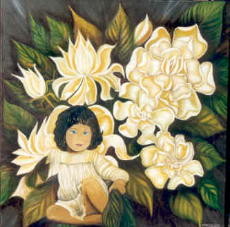 NIÑA Oil Canvas Figure Painting