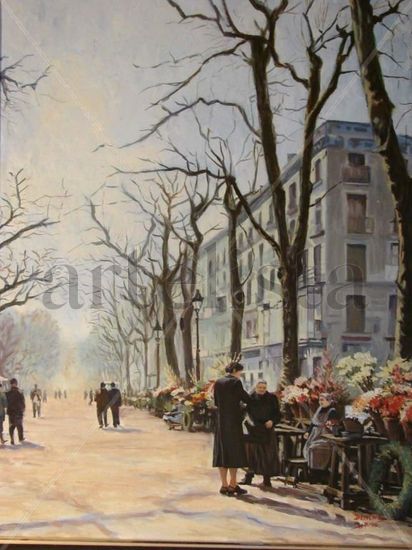 Las Ramblas (Barcelona) Oil Canvas Others