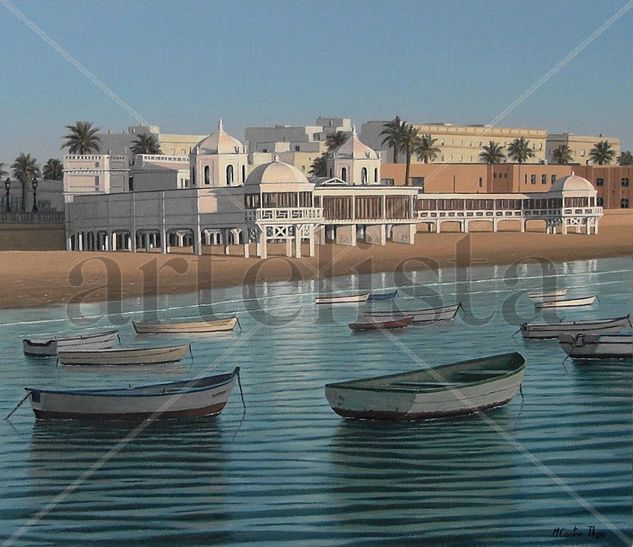 BALNEARIO DE LA CALETA Oil Panel Landscaping