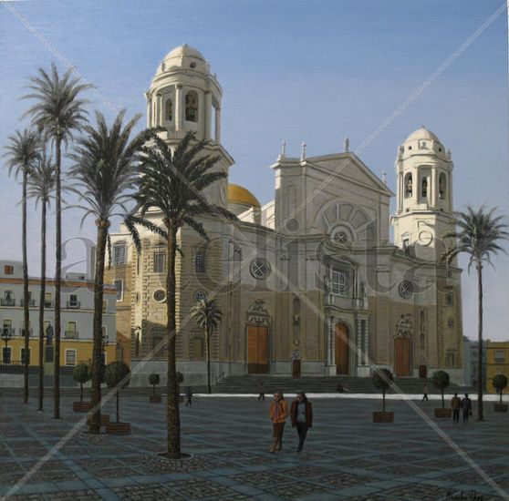 CATEDRAL 2 Oil Panel Landscaping