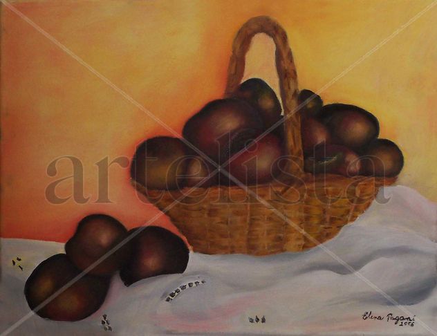 CANASTA CON CIRUELAS
