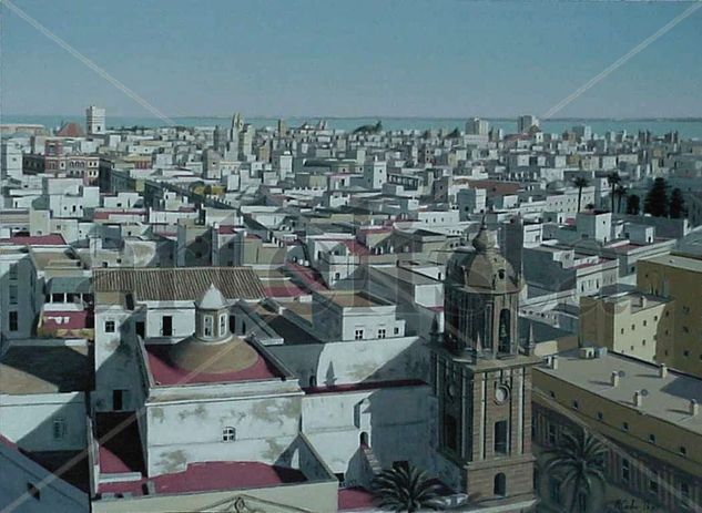 VISTA DESDE CATEDRAL Oil Panel Landscaping