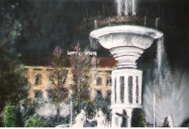 la fuente de villanueva Pastel Paper Landscaping