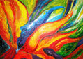 FLOR PAJARO ABSTRACTA