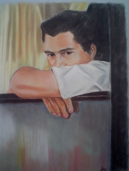 Claudio Pastel Paper Portrait