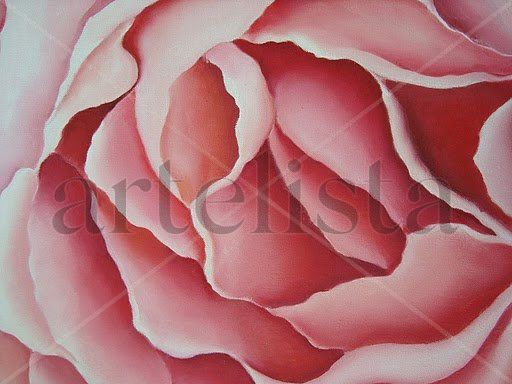 Tejido orgánico Oil Canvas Floral Painting