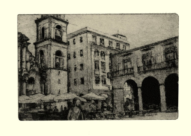 Esquina de la Plaza de la Catedral, La Habana