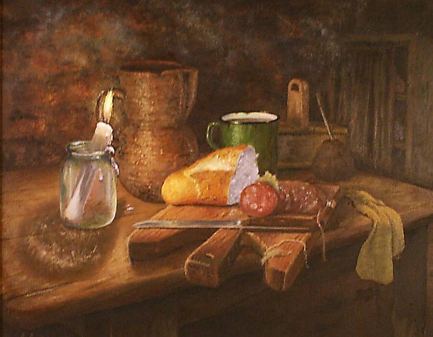 CENA HUMILDE Oil Canvas Still Life Paintings