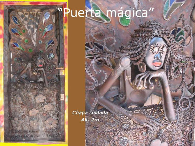 Puerta mágica Hierro Figurativa