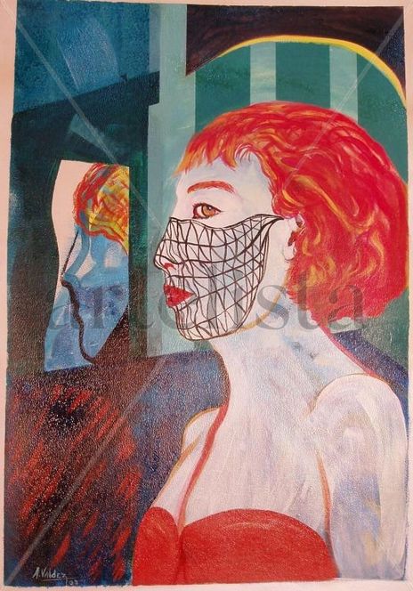 Mujer con espejo