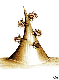 "...y la rosa con...