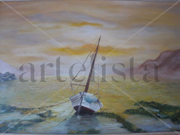 marina Oil Canvas Marine Painting