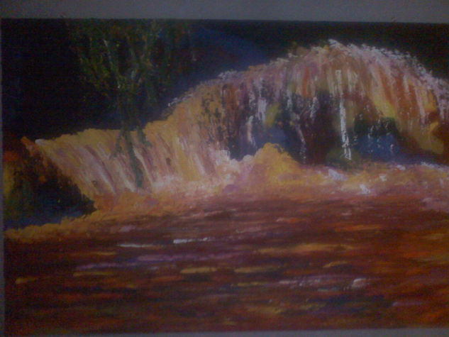 de la serie "aguas de mi tierra" agua # 5 Oil Canvas Landscaping