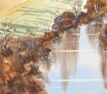 Rio Duero Watercolour Paper Landscaping