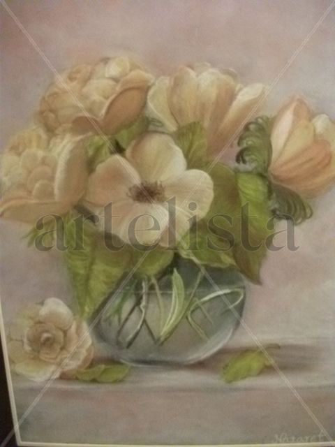 florero de cristal