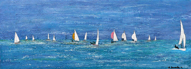 Campeonato de España de Vela 420 Mixed media Panel Sports