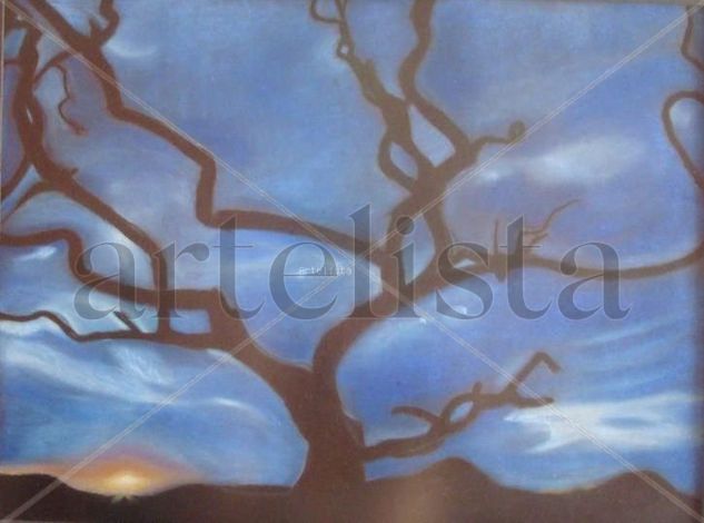 Amanecer Pastel Papel Paisaje