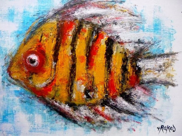 Postcard: PEZ 01 Acrylic Card Marine Painting